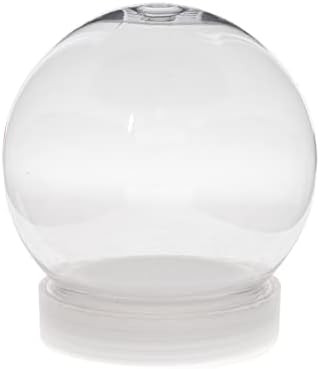 Creative Hobbies 4 Inch (100mm) DIY Snow Globe Water Globe - Clear Plastic with Screw Off Cap | P... | Amazon (US)