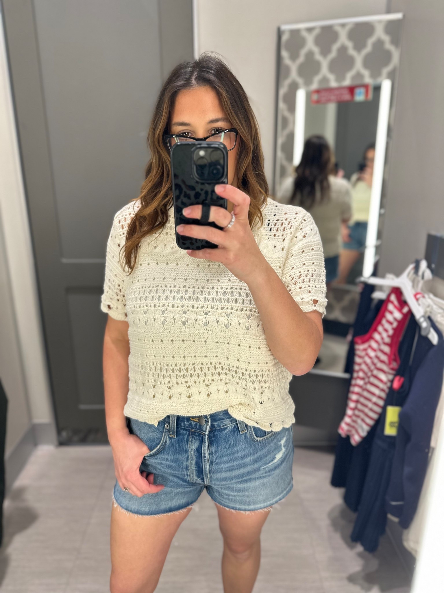 Target spring arrivals — I am loving this crochet top! I feel like you can style it so many different ways! #midsize #mom #momootd 

#LTKSpringSale #LTKStyleTip #LTKMidsize