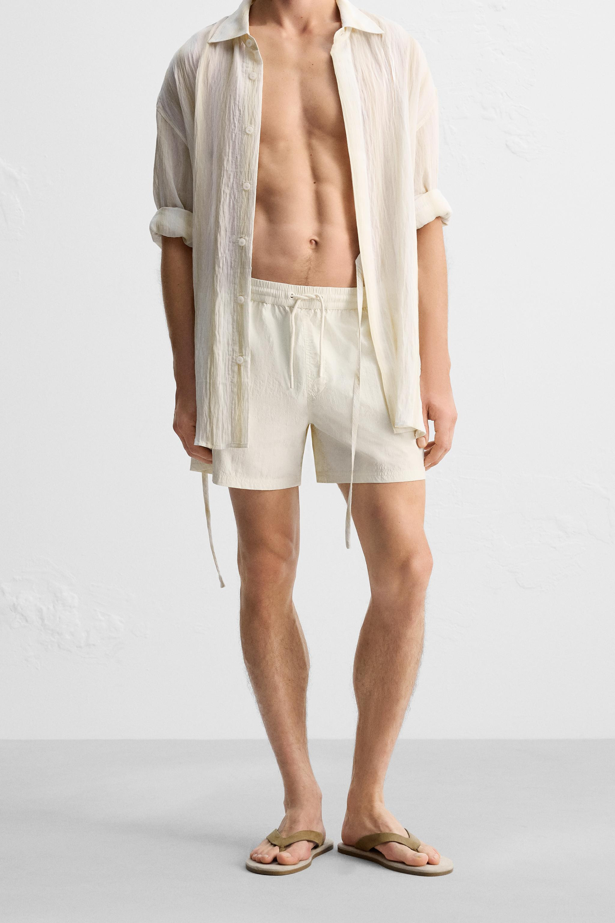 BASIC MID-LENGTH SWIMSUIT | Zara US