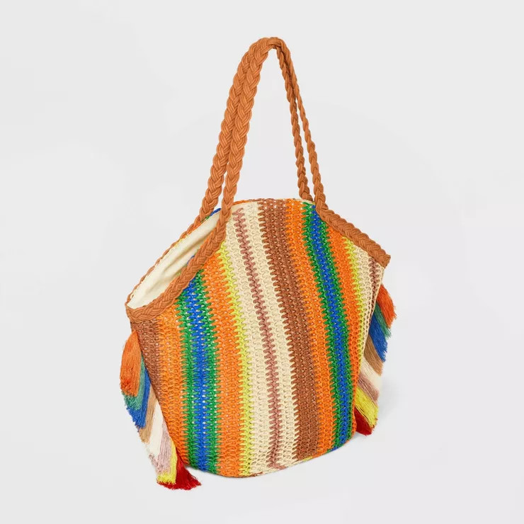 Straw Tote Handbag - Shade & Shore™ | Target