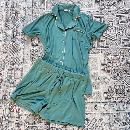 🔥 Ahhh! The cutest, softest PJ sets drop to $14ish👇! It works on multiple too! Totally grabbing more - they're TTS, relaxed fit! This one ended quickly last time!!! (#ad) 

Tick the box and add 9QUTPVOY at checkout! 

#LTKFindsUnder50 #LTKSaleAlert #LTKHome