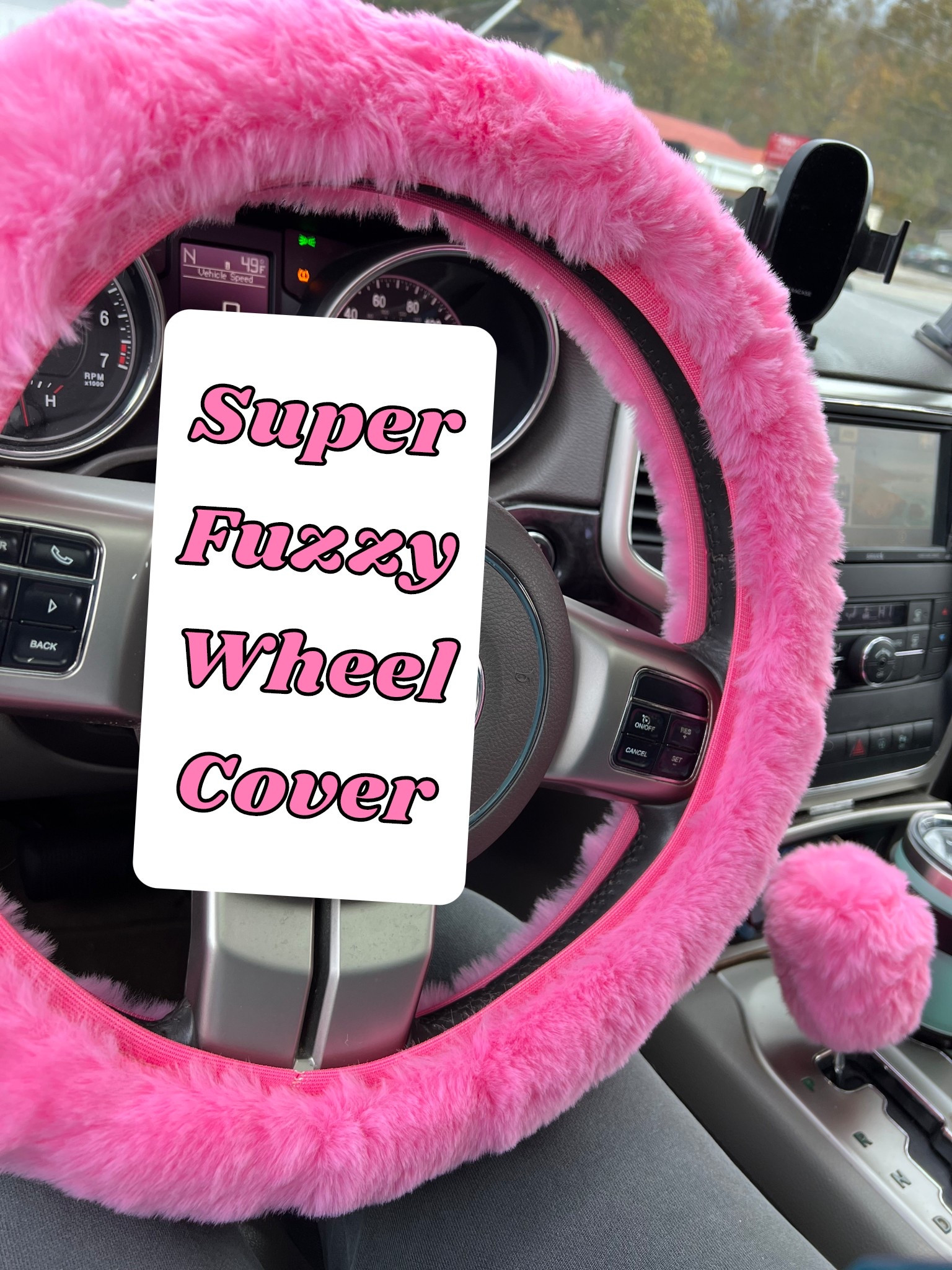 Ridiculously fuzzy wheel cover!! Would make a great stocking stuffer for teens or hey, yourself!!!

#LTKHome #LTKFindsUnder50 #LTKGiftGuide
