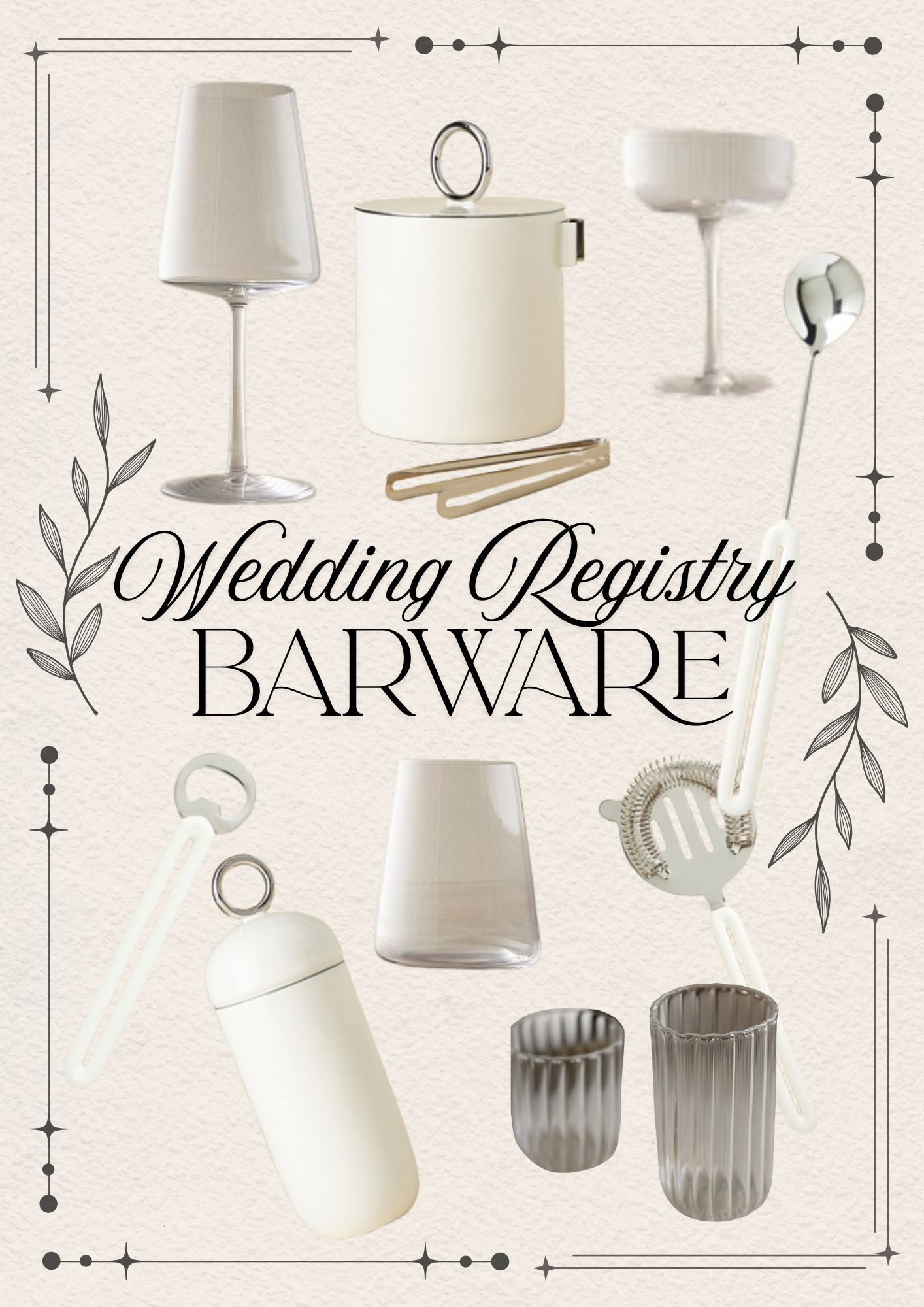 Wedding Registry: Barware essentials! 🍸🥃🍷

 

#LTKWedding #LTKHome