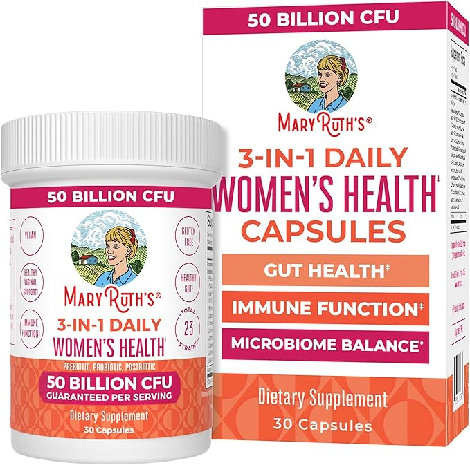 MaryRuth's 3-in-1 Daily Health Probiotics for Women | Hormone Support & Gut Health Supplement for... | Amazon (US)