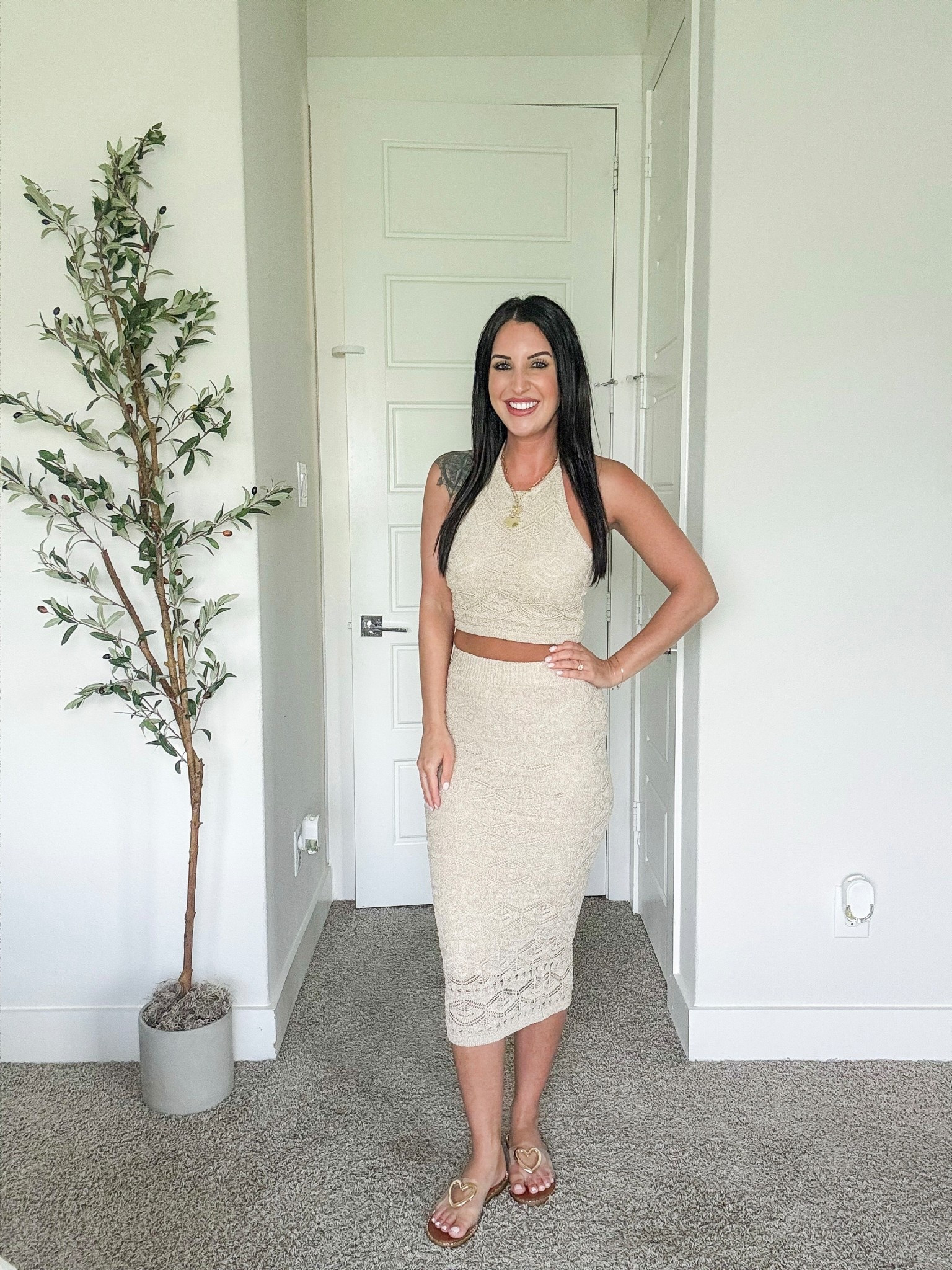 Two piece double lined knit crochet set 

#LTKStyleTip #LTKSeasonal