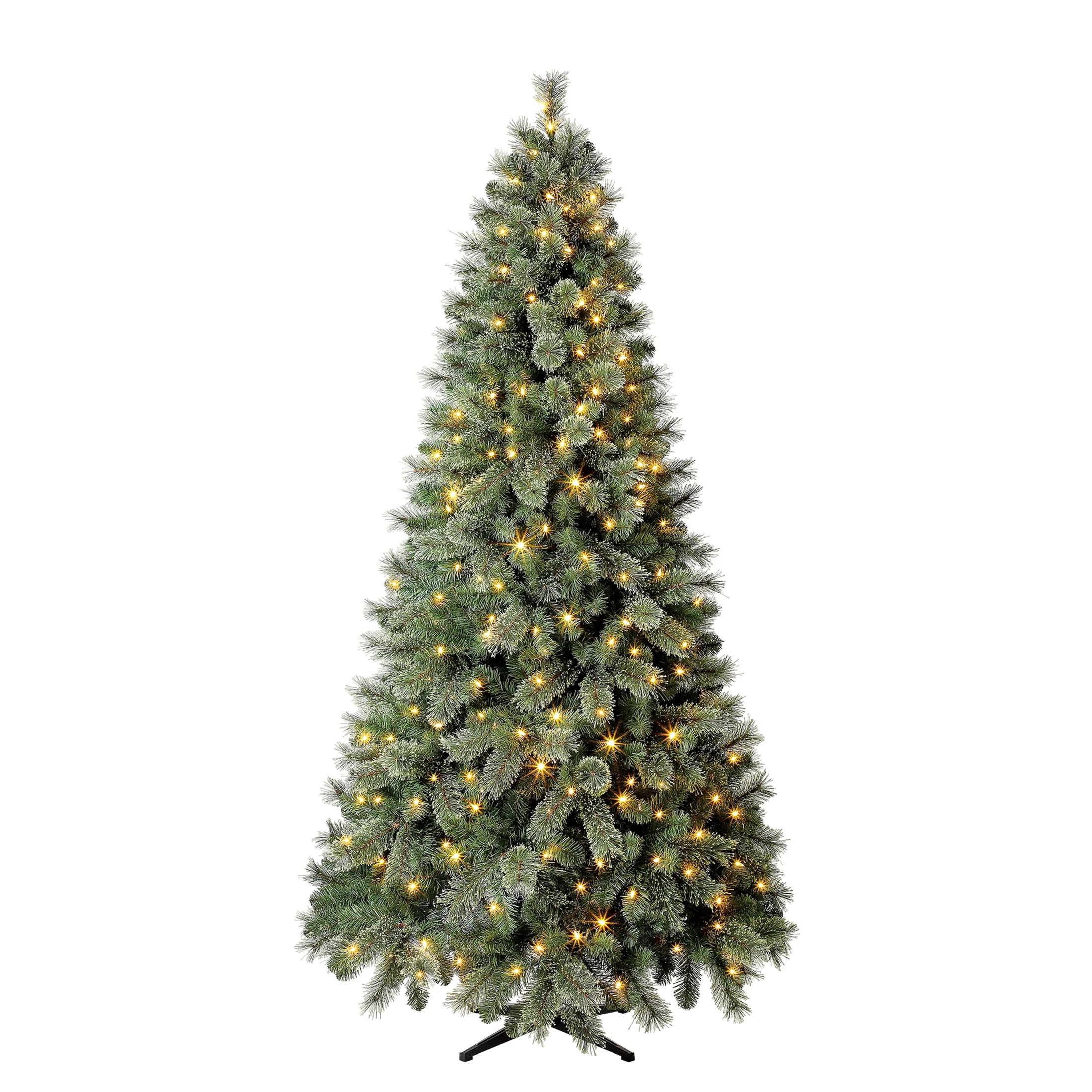 Holiday Time Prelit 300 LED Color-Changing Lights, Liberty Pine Artificial Christmas Tree, 7.5' -... | Walmart (US)