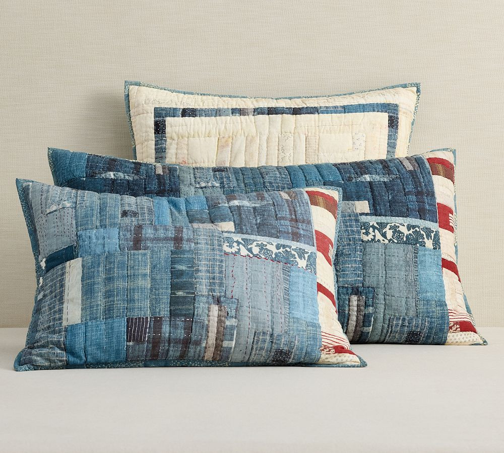 Americana Flag Reversible Quilted Sham | Pottery Barn (US)