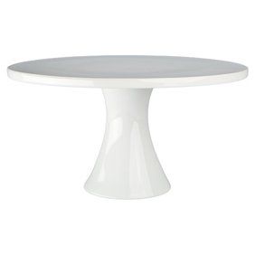 The Pioneer Woman Timeless Beauty 10-Inch Milk White Cake Stand with Glass Cover | Walmart (US)