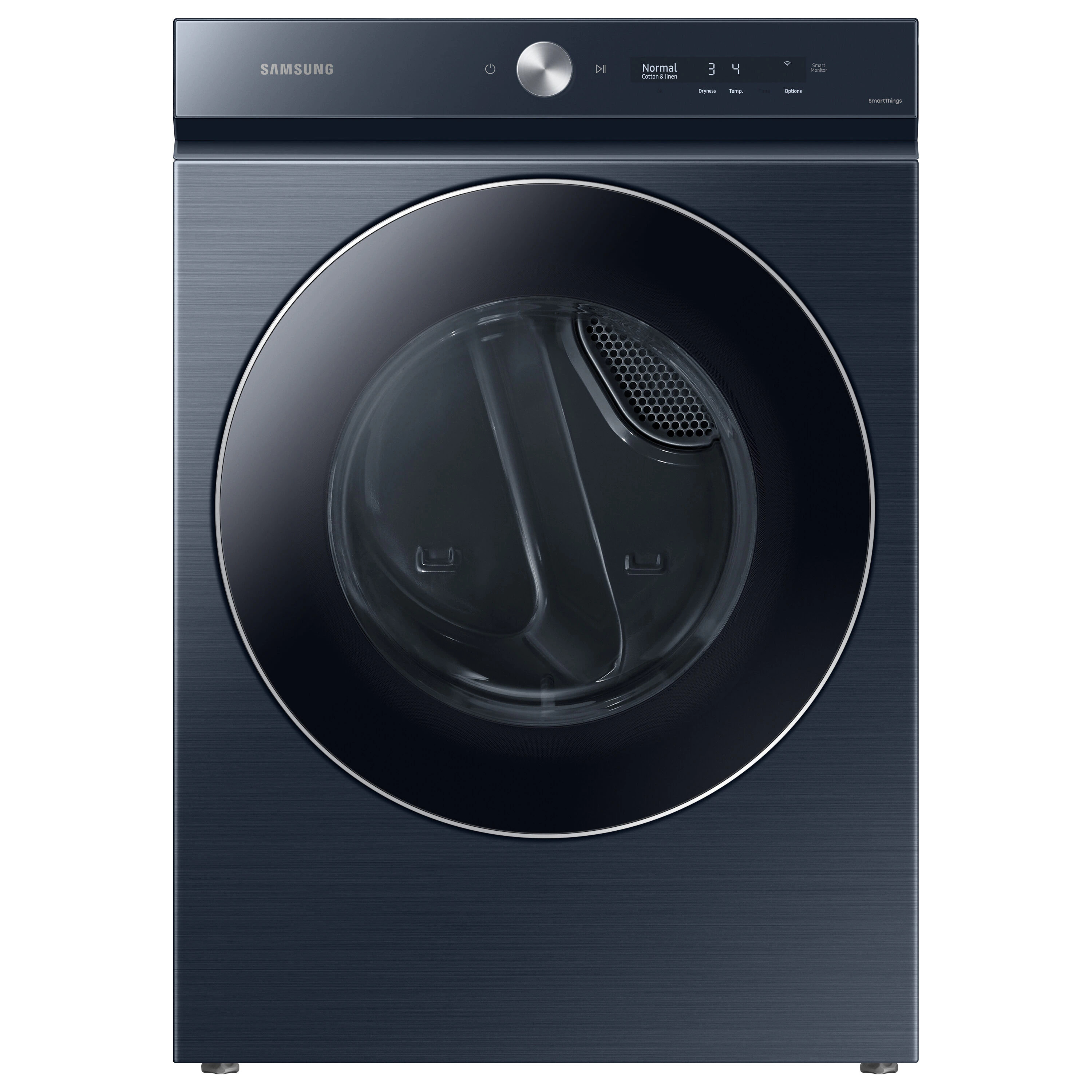 Samsung Bespoke 7.6-cu ft Stackable Vented Gas Dryer with Steam Cycle ( Brushed Navy ) | DVG53BB8900D | Lowe's