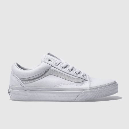 Womens White Vans Old Skool Trainers | schuh | Schuh