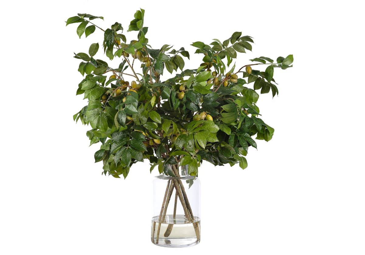 OLIVE BRANCH IN VASE | Alice Lane Home Collection