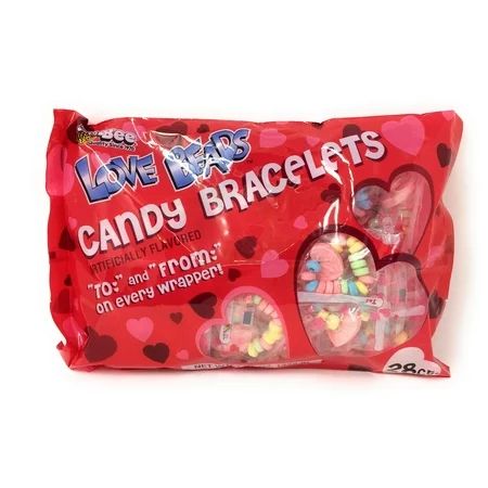 Love Beads Candy Bracelets! Individually Wrapped 28 ct | Walmart (US)