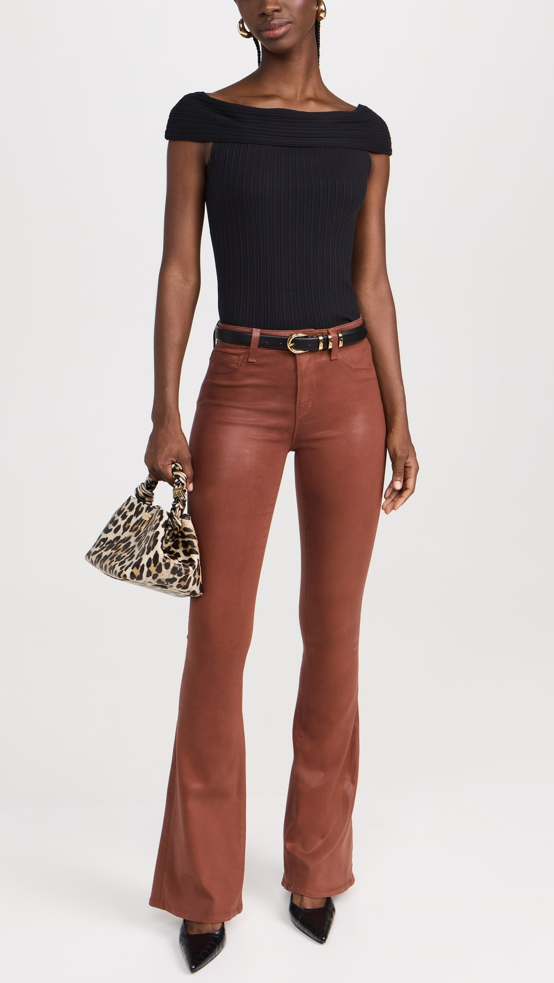 L'AGENCE Marty High Rise Flare Jeans | Shopbop | Shopbop