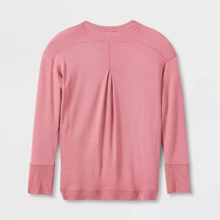 Girls' Cozy Lightweight Fleece Crewneck Sweatshirt - All in Motion™ | Target