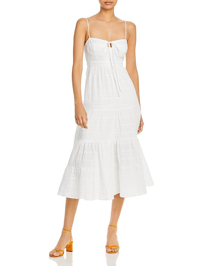 WAYF
            
    
                
                    Drawstring Cup Midi Dress
           ... | Bloomingdale's (US)