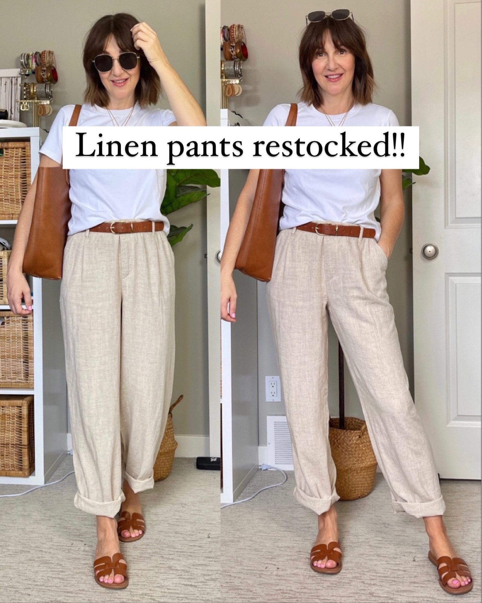 Premium Linen Tailored Pant curated on LTK