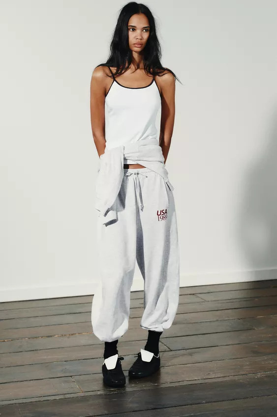 TEXT JOGGERS | Zara UK