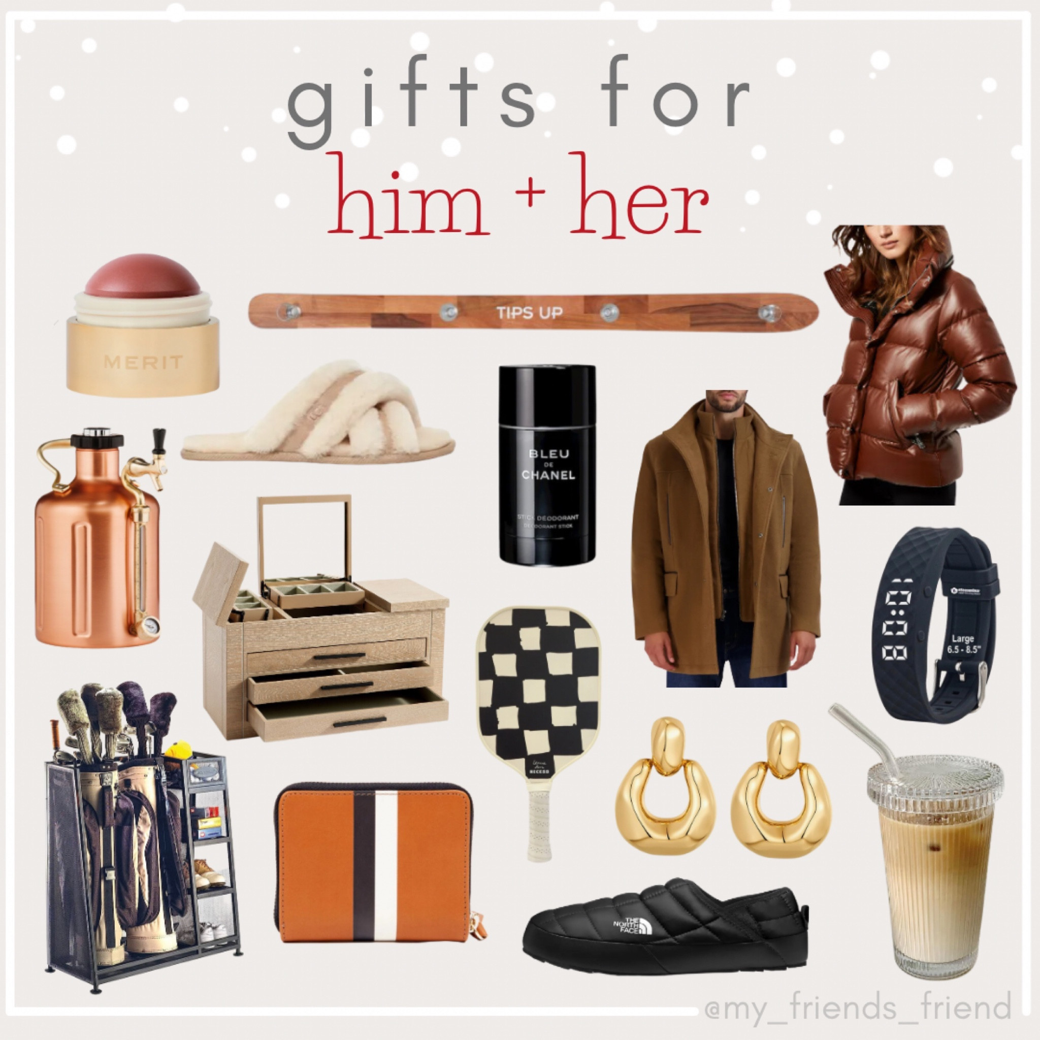 only the best gift ideas for him + her all from our follower friends to yours! head to our IG for links to the full guide 👯‍♀️

holiday gifts//gifts for him //gifts for her//gift ideas//christmas gifts//hanukkah gifts//gift guide

#LTKstyletip #LTKmens #LTKGiftGuide