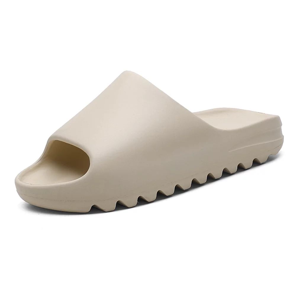 Slides Sandals for Women Men Platform Squishy Open Toe Shower Slippers Cushioned Cloud Pool Slide | Walmart (US)