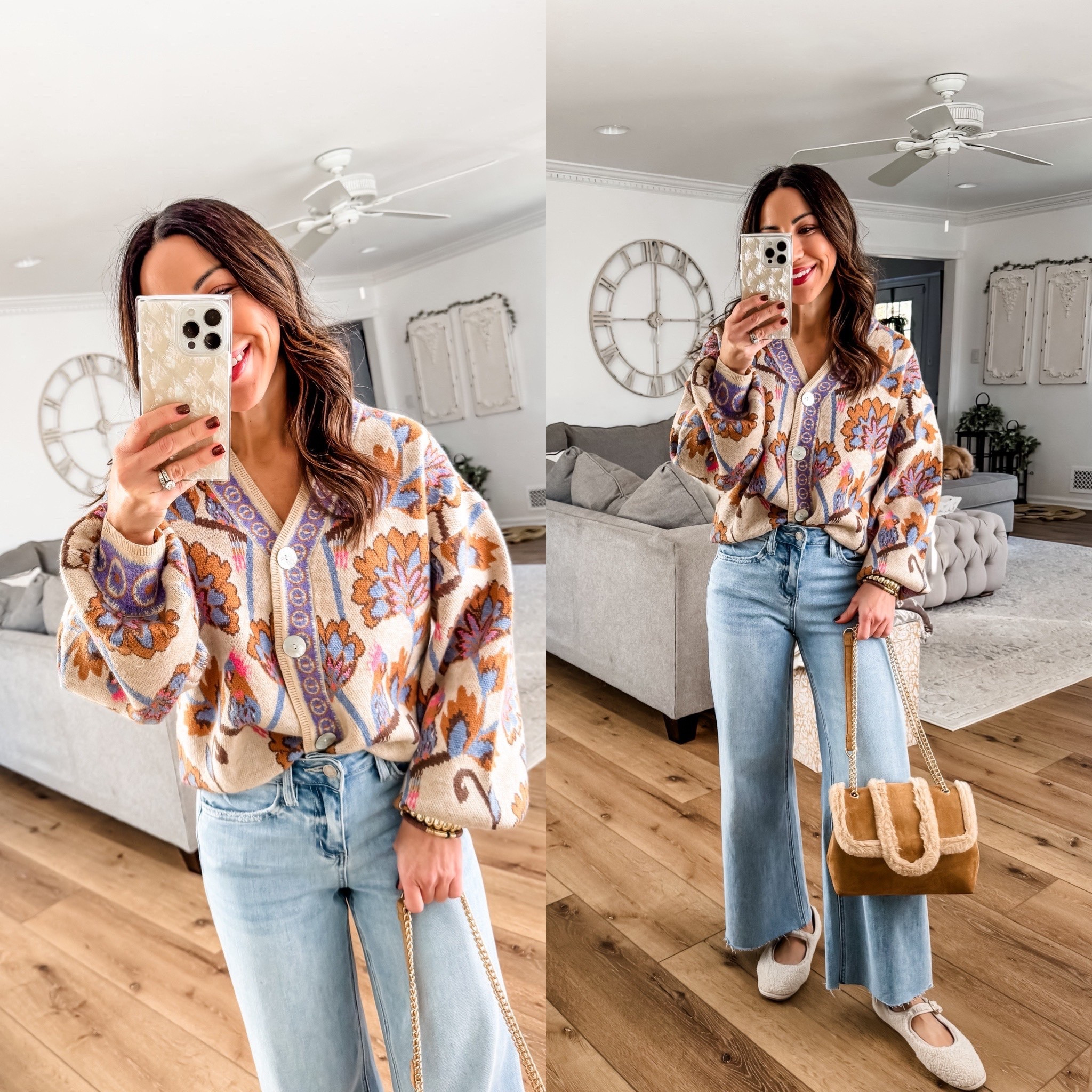 Jeans 25. Brighton jeans I cut. Sweaters small. Denim jacket small. Floral jacket XS. Leggings small. Shoes TTS. Jewelry code HOUSEOFLEO30. 


#LTKFindsUnder100 #LTKOver40