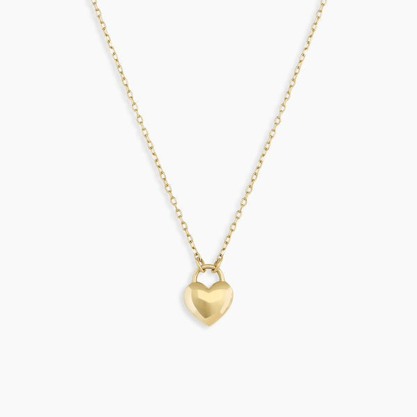 14k Gold Heart Padlock Necklace | Gorjana