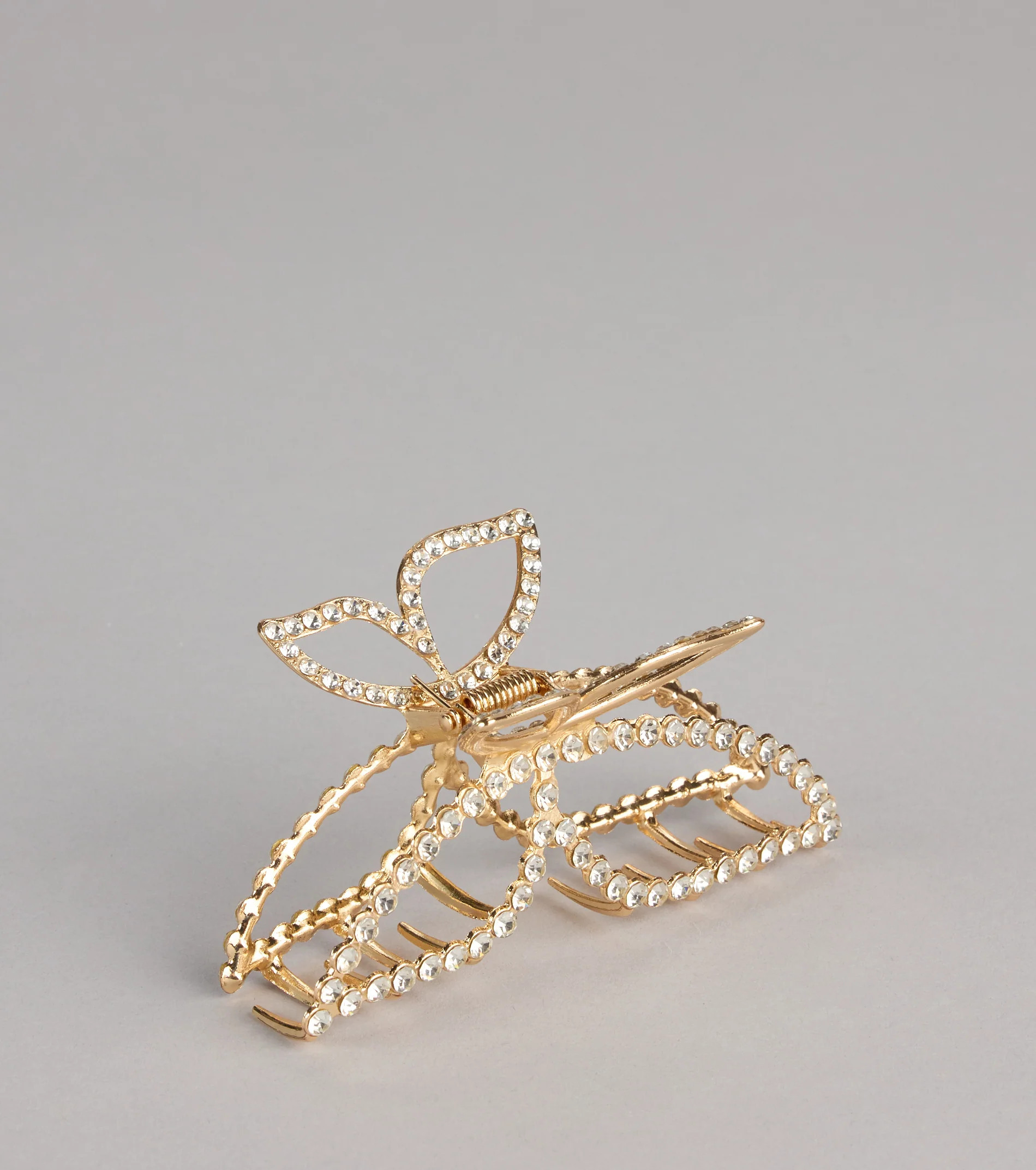 Catch The Light Rhinestone Butterfly Claw Clip | Windsor Stores