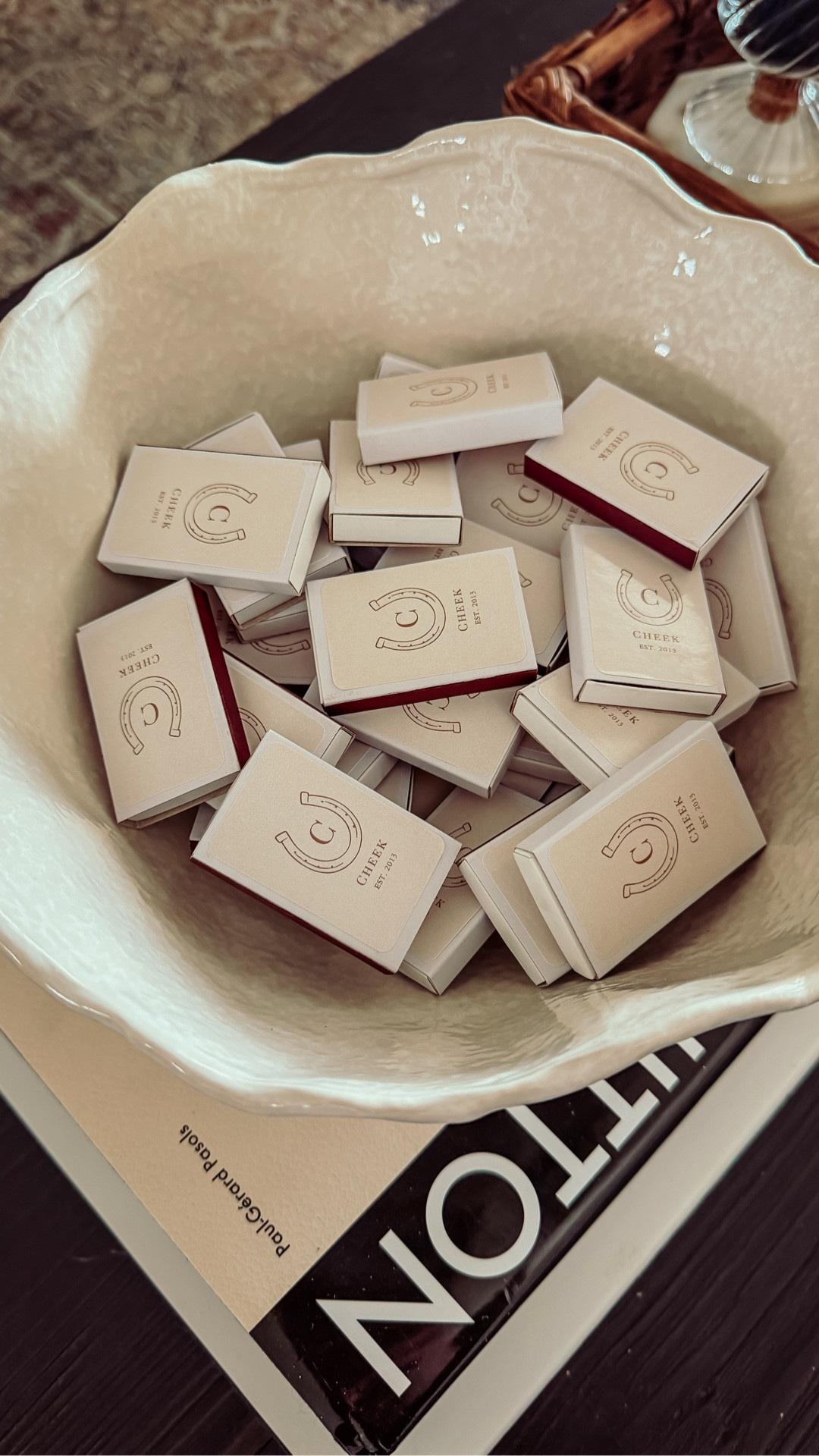 Custom Match Boxes. 🤍 (Bowl is a HomeGoods find but I linked some others)

#LTKHome