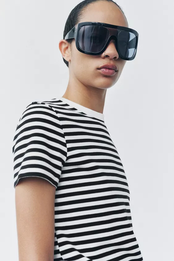 INTERLOCK SHORT SLEEVE T-SHIRT | Zara US