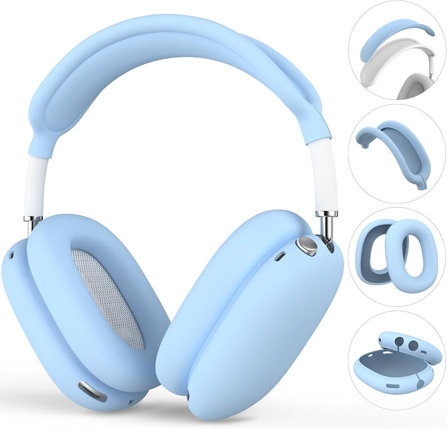 R-fun Silikon-Schutzhülle kompatibel mit Apple AirPods Max 2020, Kratzfeste Ohrpolster-Hülle/Oh... | Amazon (DE)