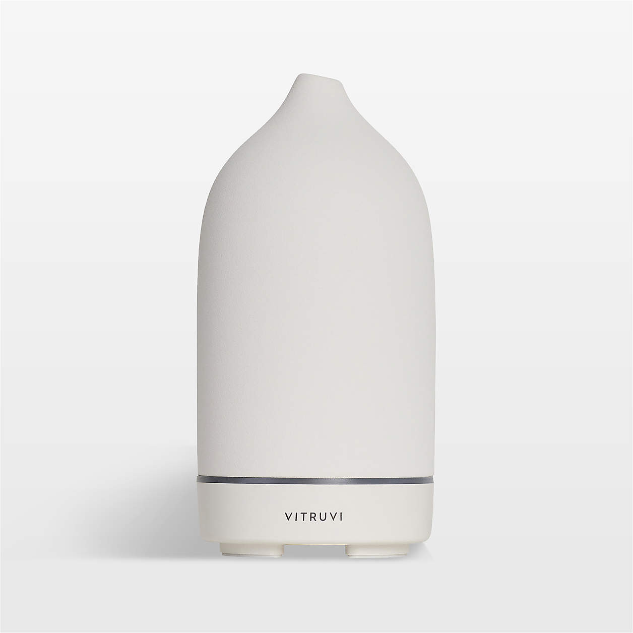 Vitruvi White Stone Essential Oil Diffuser | Crate & Barrel | Crate & Barrel