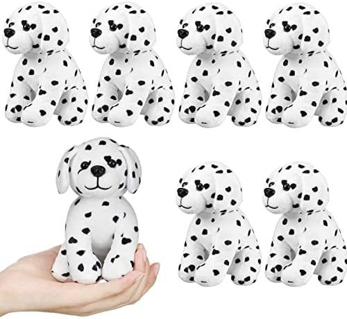 Jiuguva 6 Pcs Dalmatians Dog Stuffed Toys Plush Spotted Dog Realistic Stuffed Puppy Soft Dalmatia... | Amazon (US)