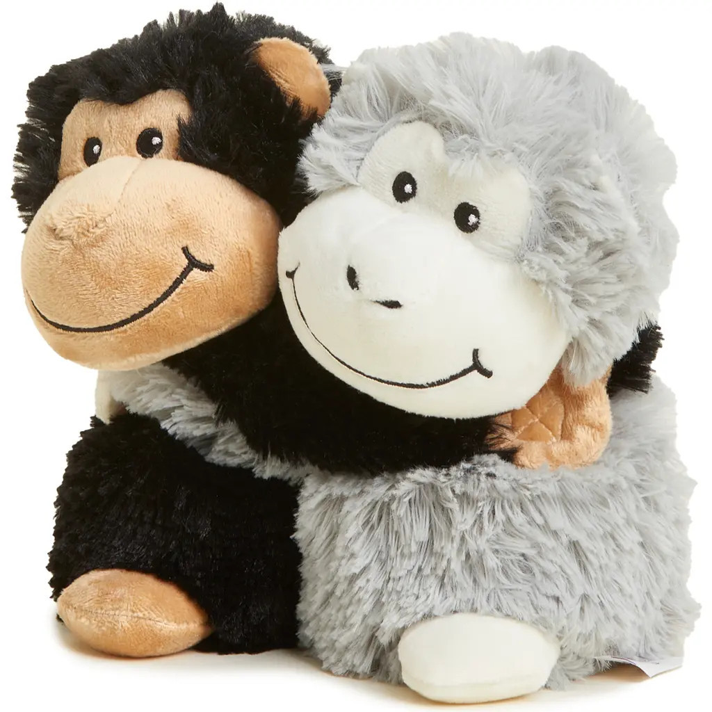 Warmies Monkey Hugs Plush Toy in Dark Brown at Nordstrom, Size Small | Nordstrom