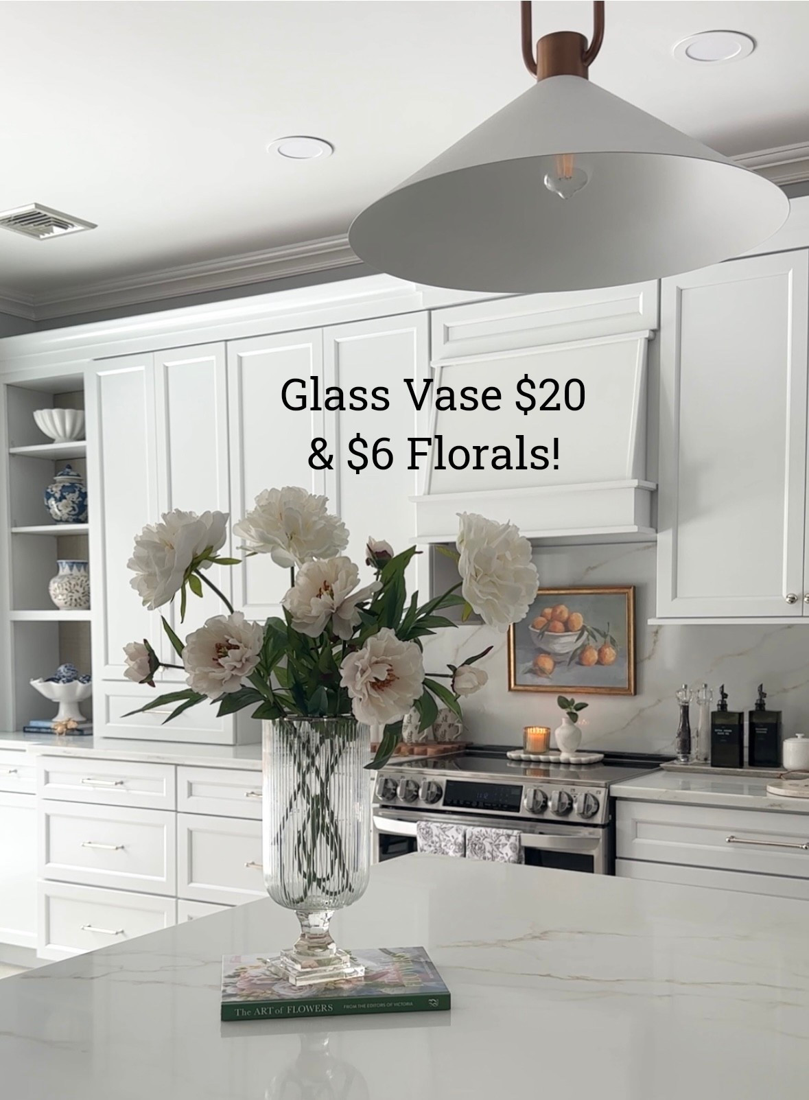 This pretty vase is perfect for fresh or faux flowers! On sale $20! Shop florals, more vases, kitchen accessories, pendant. Michael’ stores, Target, Amazon home, Crate & Barrel, Williams Sonoma. 

#LTKSaleAlert #LTKHome