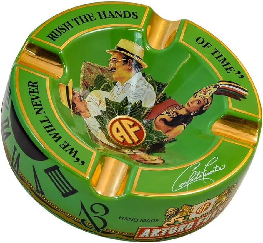 Limited Edition Large 8.75" Arturo Fuente Porcelain Cigar Ashtray Green | Amazon (US)