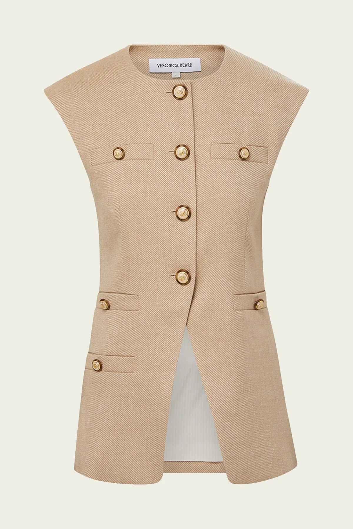 Tamara Vest in Sandalwood Melange | Shop Olivia