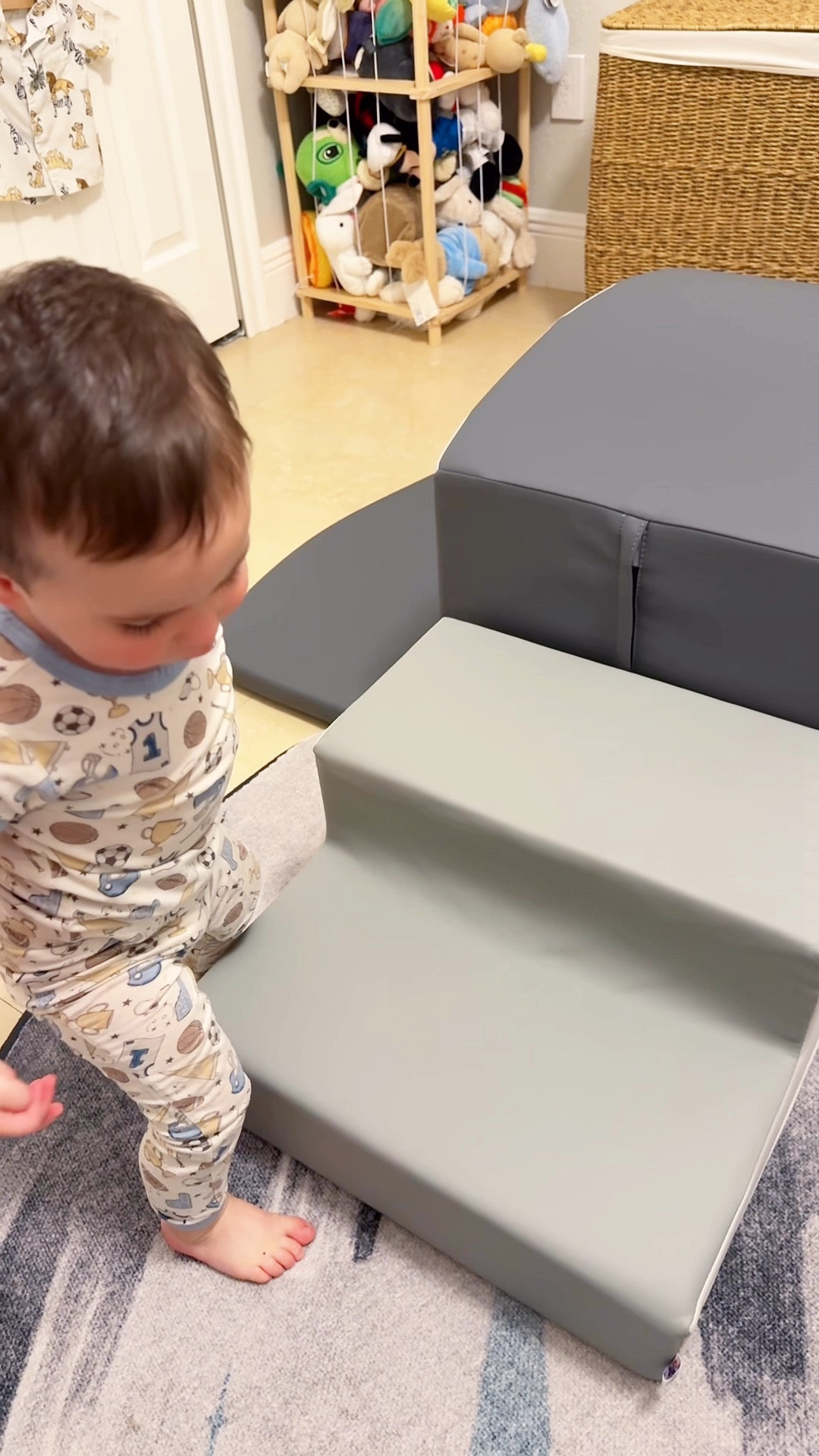 Still my 1.5 year olds favorite thing — his soft play set 🤍

Even my 4 year old will play on it with his brother! We’ve had it for about 3 years and it’s held up great. If you’re looking for a gift for a baby with a summer birthday but don’t want to go with a typical toy, a soft play set is a great option!

A soft play set would be especially useful now with warmer wether. It’s a great way to keep little ones entertained indoors. I’ll be sharing more summer play ideas later this month 🏃🏻‍♀️ 

I’ve linked a few other things you can see in this video too that would also make great gifts. 

Save for baby hit ideas, find more like this in my Mom & Kids collection, and follow me for more ✨

Baby birthday gift • toddler birthday gift • baby gift ideas • toddler gift ideas • soft play • baby soft play • baby jungle gym • baby play gym

#LTKBump #LTKKids #LTKBaby