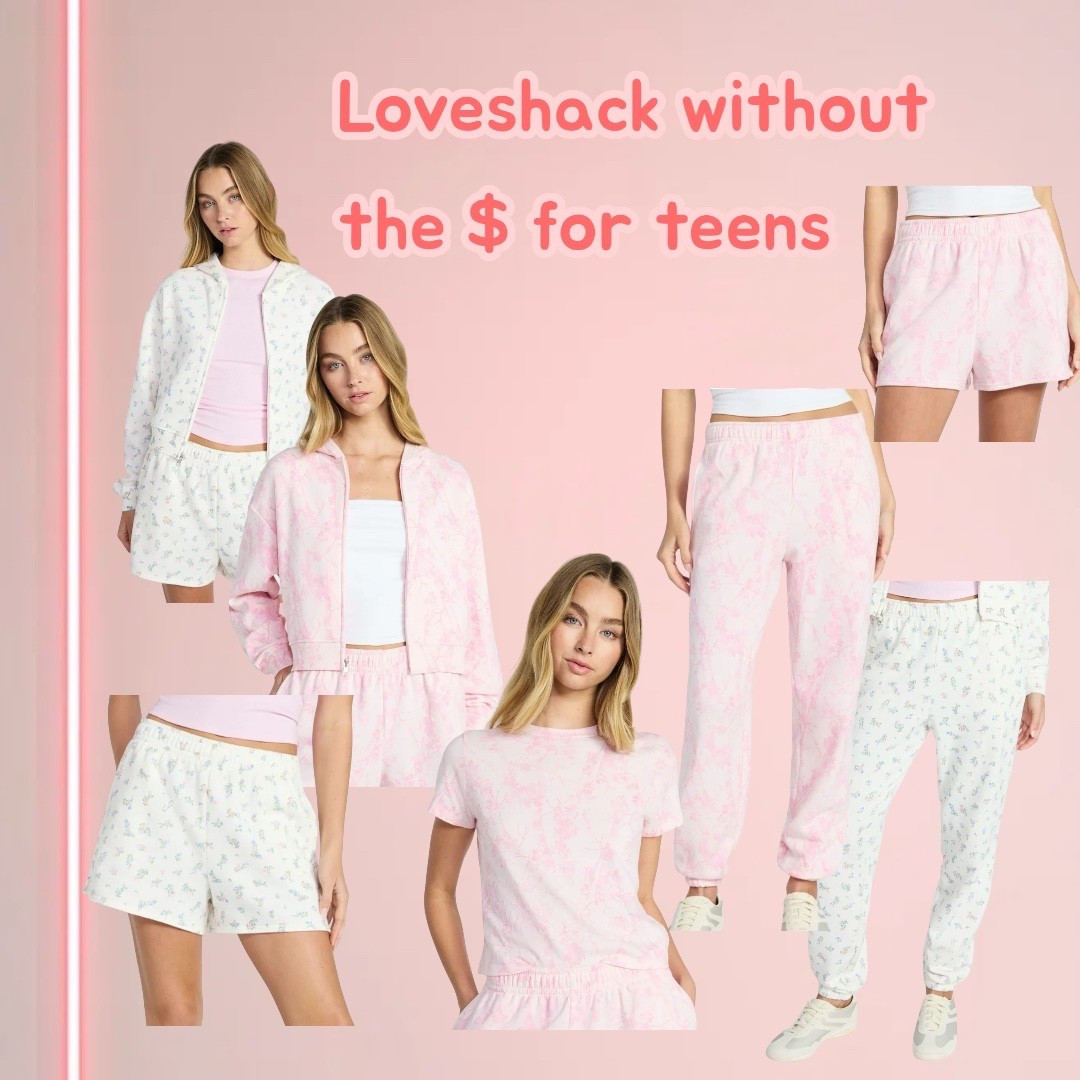 Loveshack fancy comfies without the price tag!  Perfect for the tween and teen girl!
When a top is $5.98, shorts $7.98 and joggers $12.98 you better run!!!  Still delivers before the holiday too!

Tween influencer 
Tween fashion 
Walmart finds

#LTKKids #LTKGiftGuide #LTKHoliday