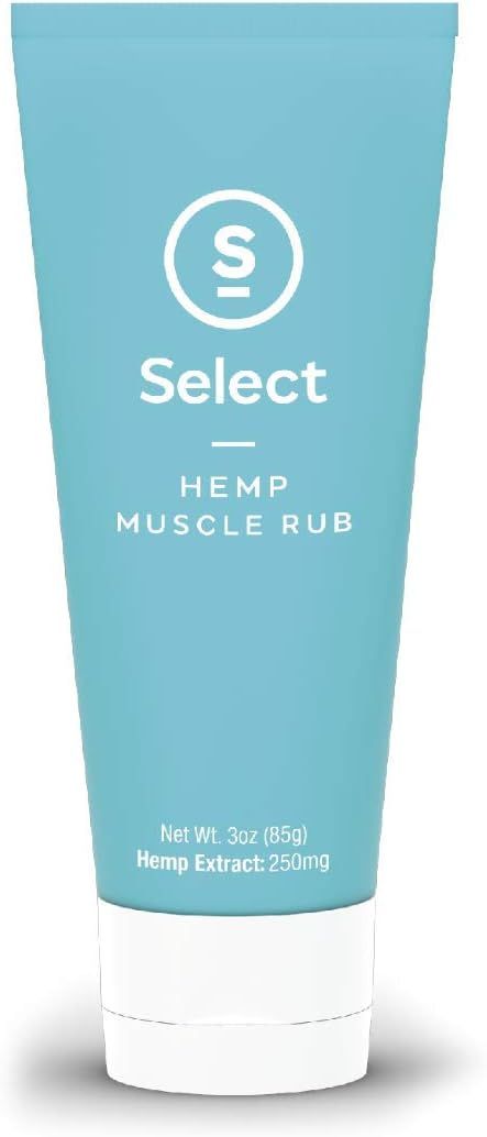 Select S Hemp Muscle Rub - Hemp Rub 3oz, 250m | Amazon (US)