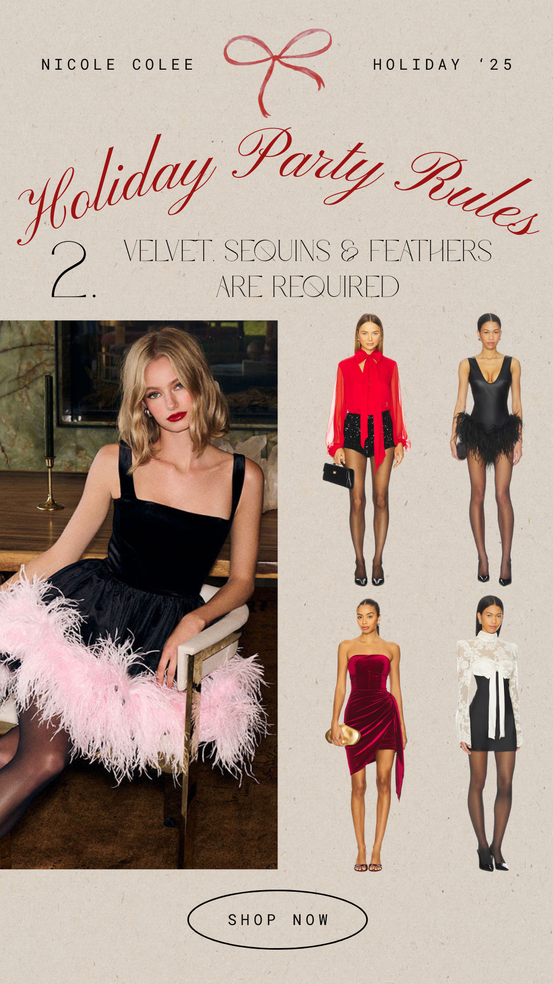 4 Holiday Party Rules To Know Take it from me! 

Christmas dresses, christmas outfits, hostess gifts, burgundy, velvet, feathers, fur, sequin dresses, cocktail attire, xmas party, nicole colee

 

 #LTKGiftGuide #LTKHoliday #LTKSeasonal