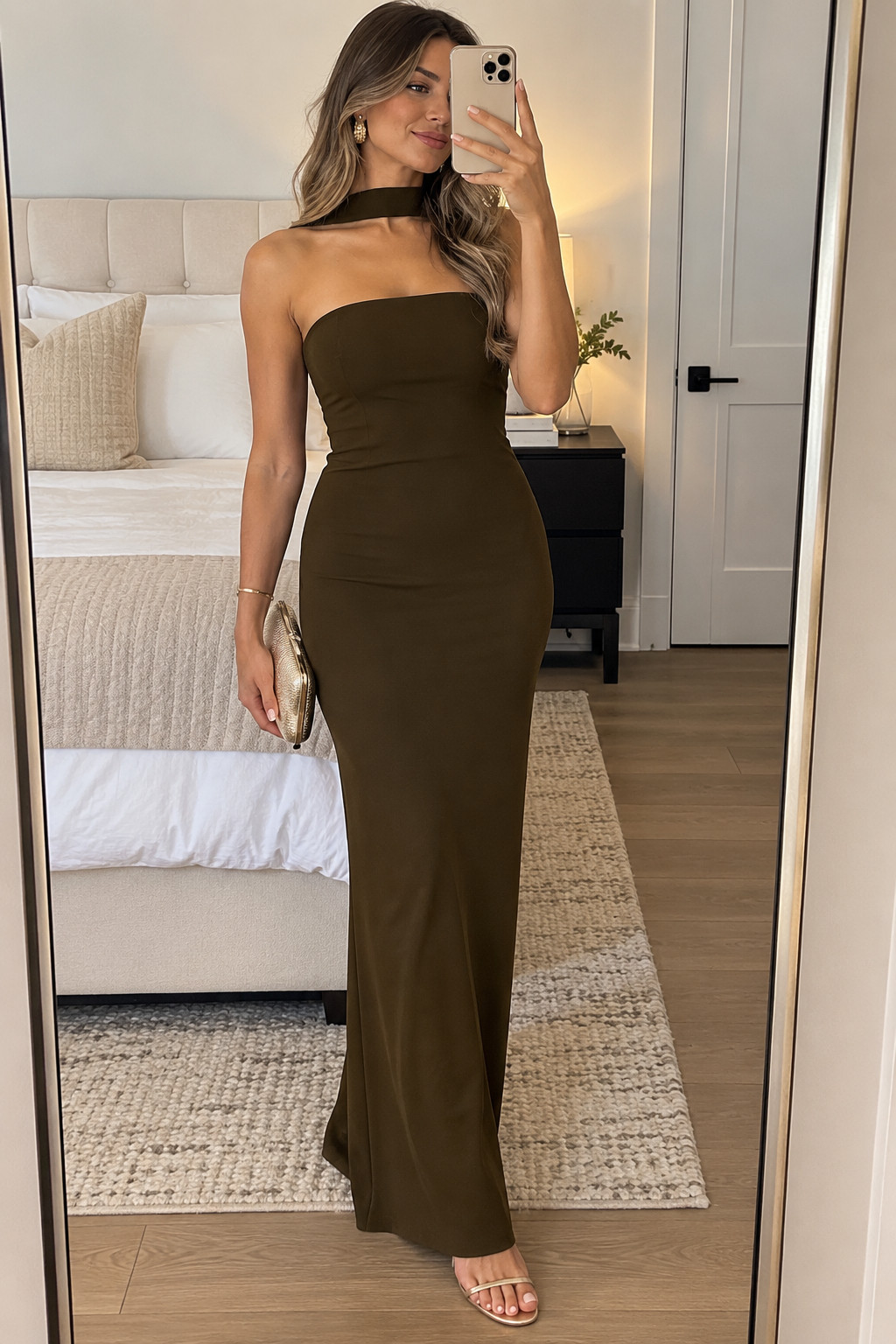 If you’re looking for a fall wedding guest dress that feels chic but still comfortable, this one is such a good find. Brown with gold accessories is honestly one of my favorite combinations right now. 🤎✨ #AmazonDress #FallWeddingGuestOutfit #BrownFallDress #WeddingGuestFashion #AmazonFashion #FallOutfitIdeas #ChocolateBrown #WeddingStyle #ElegantFallStyle 

 #LTKSeasonal #LTKSaleAlert #LTKWedding