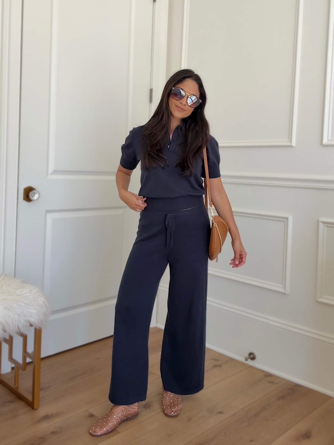 Can’t get enough of this wide leg and knit polo sweater set. I love that the pants are cropped because I can wear with the flats. I’m wearing a small in both + it comes in more colors.
Also, take 20% OFF my Beck sling bag with code: HAUTE20

#splendid #giginewyork #matchingset #navyoutfit #summeroutfit

#LTKSeasonal #LTKSaleAlert #LTKActive