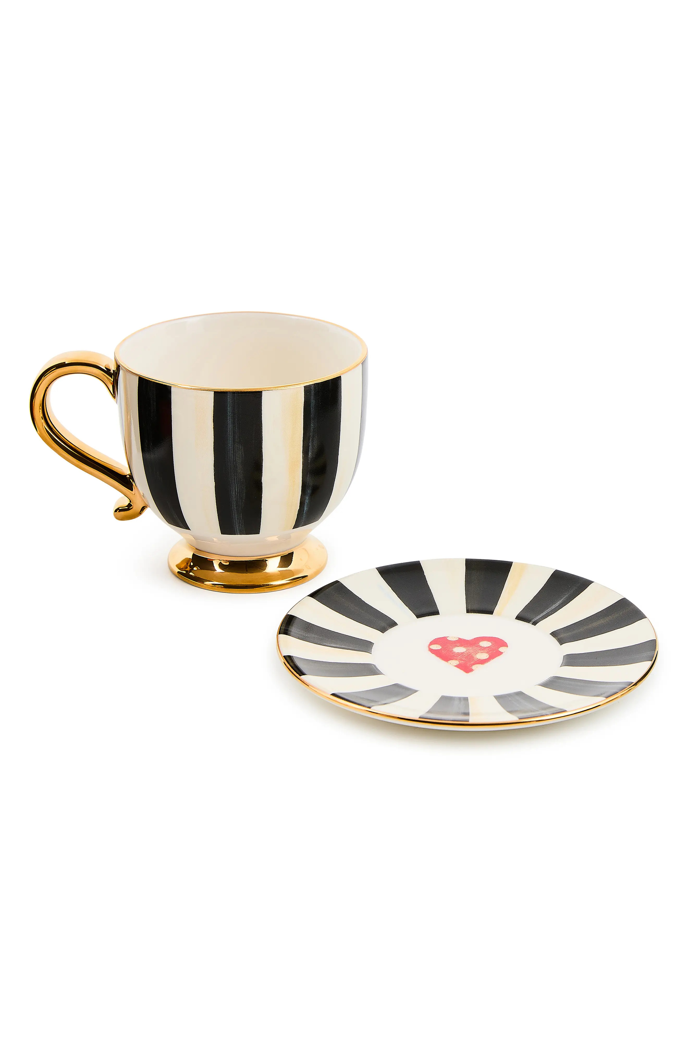 Courtly Stripe Cappuccino Cup & Saucer | Nordstrom | Nordstrom