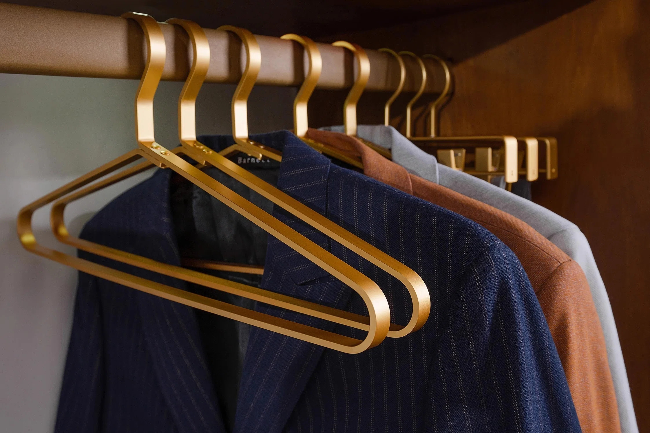 Space Aluminum Alloy Hanger - Seamless, Anti-Slip, Durable Metal Clothes Hanger For Home Use | Wayfair North America