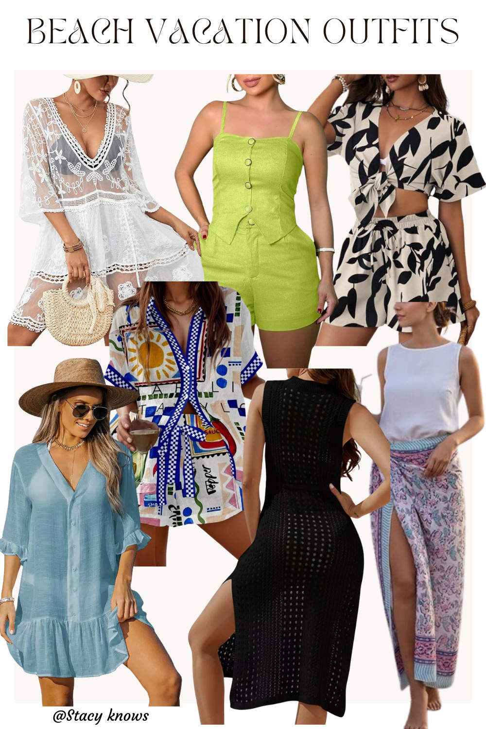 Sun, sand, and the perfect outfits! I’ve curated the ultimate beach vacation wardrobe to take you from poolside lounging to sunset dinners. From breezy linen sets and chic crochet cover-ups to the perfect statement swimwear, these pieces are vacation-ready. Shop all my tropical getaway finds on my LTK! 
#LTKtravel #BeachVacation #VacationStyle #ResortWear #SummerOutfits #BeachLook #HolidayWardrobe #OOTD #TropicalVibes #LTKstyletip #SwimwearCoverup 

 #LTKSpringSale #LTKSeasonal #LTKSwim