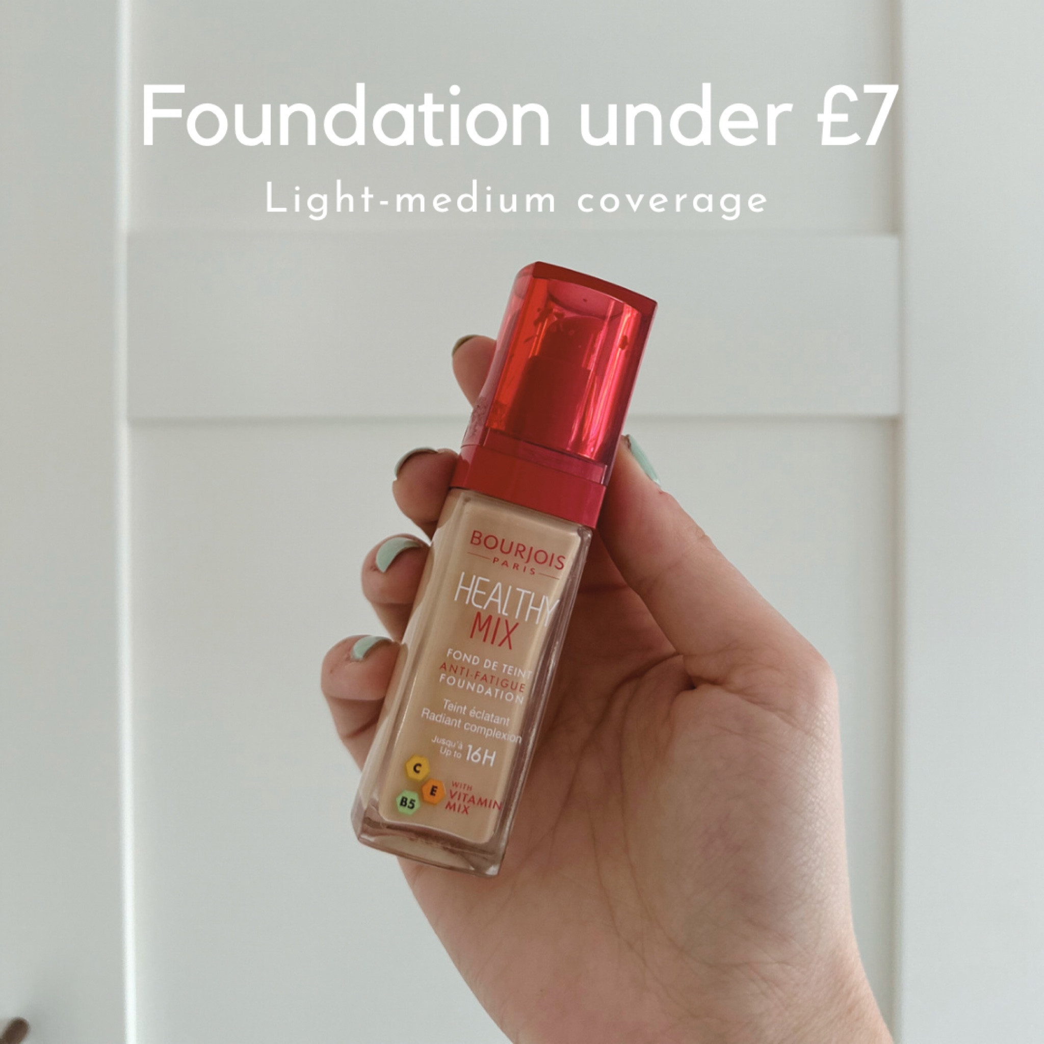 Foundation under £7 light/medium coverage 

#LTKeurope #LTKbeauty #LTKsalealert