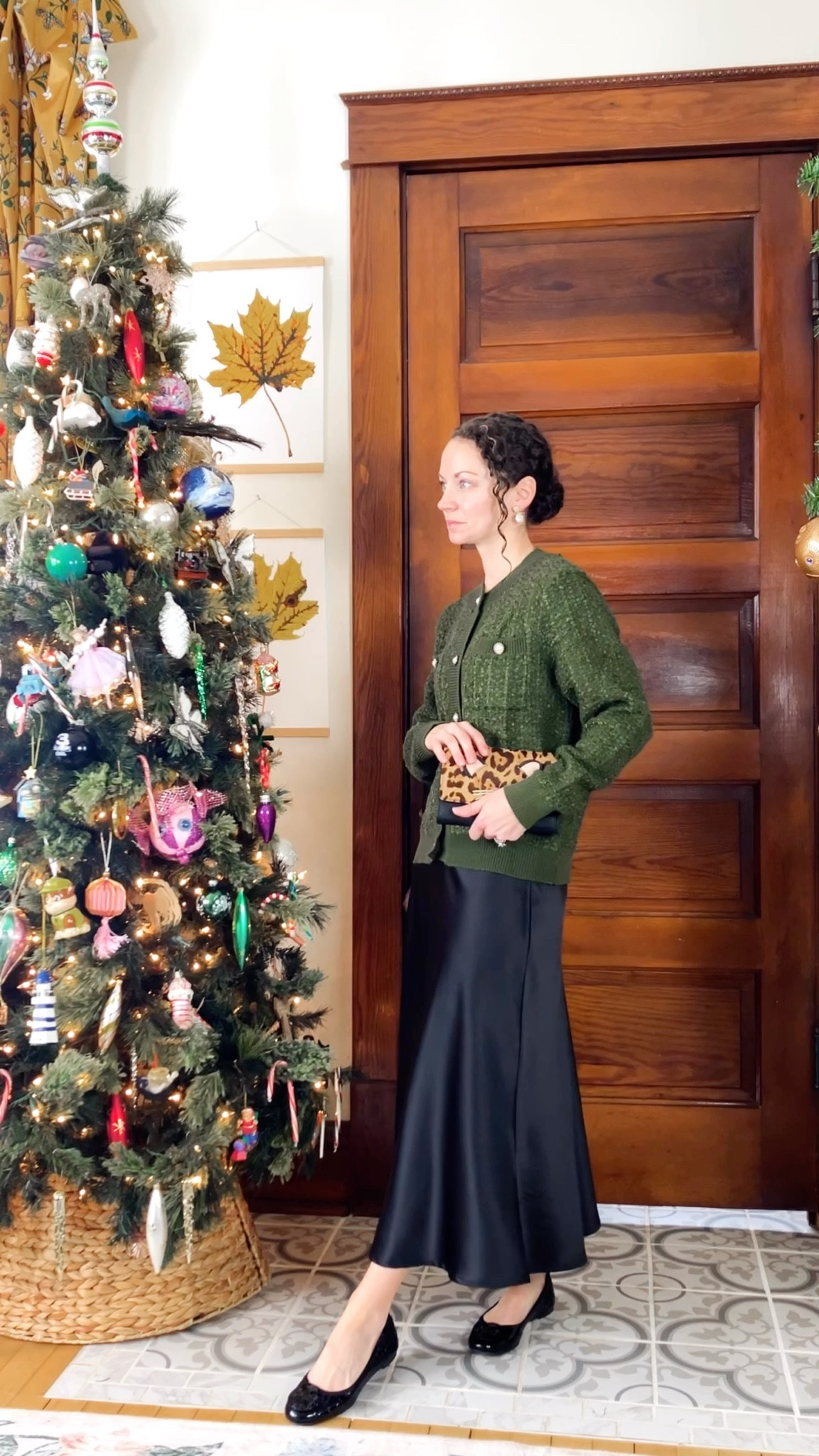 This green cardigan and satin skirt from Amazon is perfect for Christmas!
Petite outfit. Amazon outfit. Classic outfit. Modest outfit. Christmas outfit. 

#LTKdayinmylife #LTKOver40 #LTKHoliday