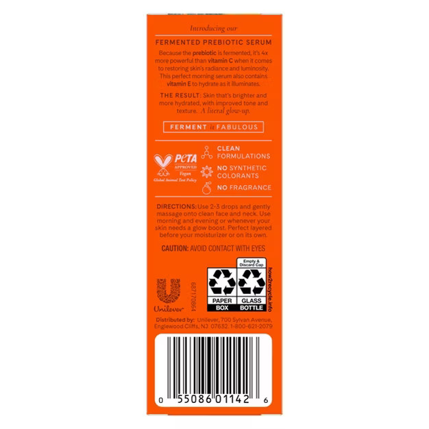 Ferver Fermented Prebiotic Glow Face Serum - 1 fl oz | Target