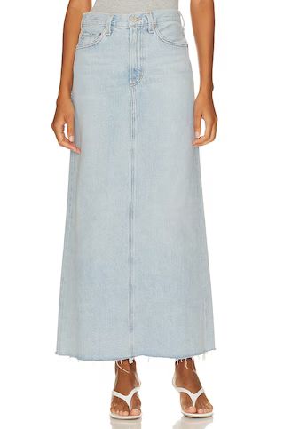 AGOLDE Hilla Long Line Skirt in Practice from Revolve.com | Revolve Clothing (Global)