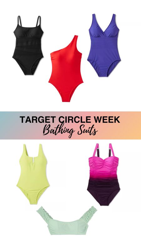 Target Circle week women’s bathing suit deals.

#LTKswim #LTKfindsunder50 #LTKxTarget
