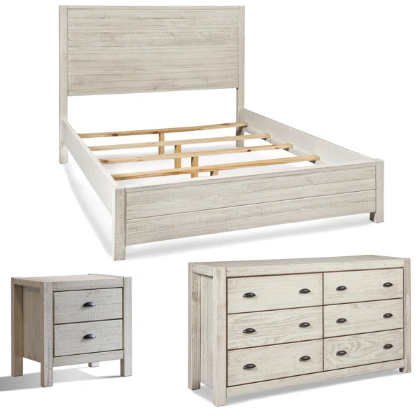 Montauk Solid Wood 3-Piece Bedroom Set | Wayfair North America